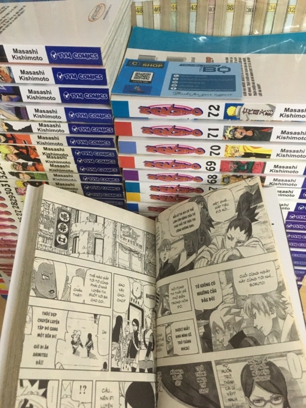 Truyện Naruto TVM Comics Full bộ giá rẻ