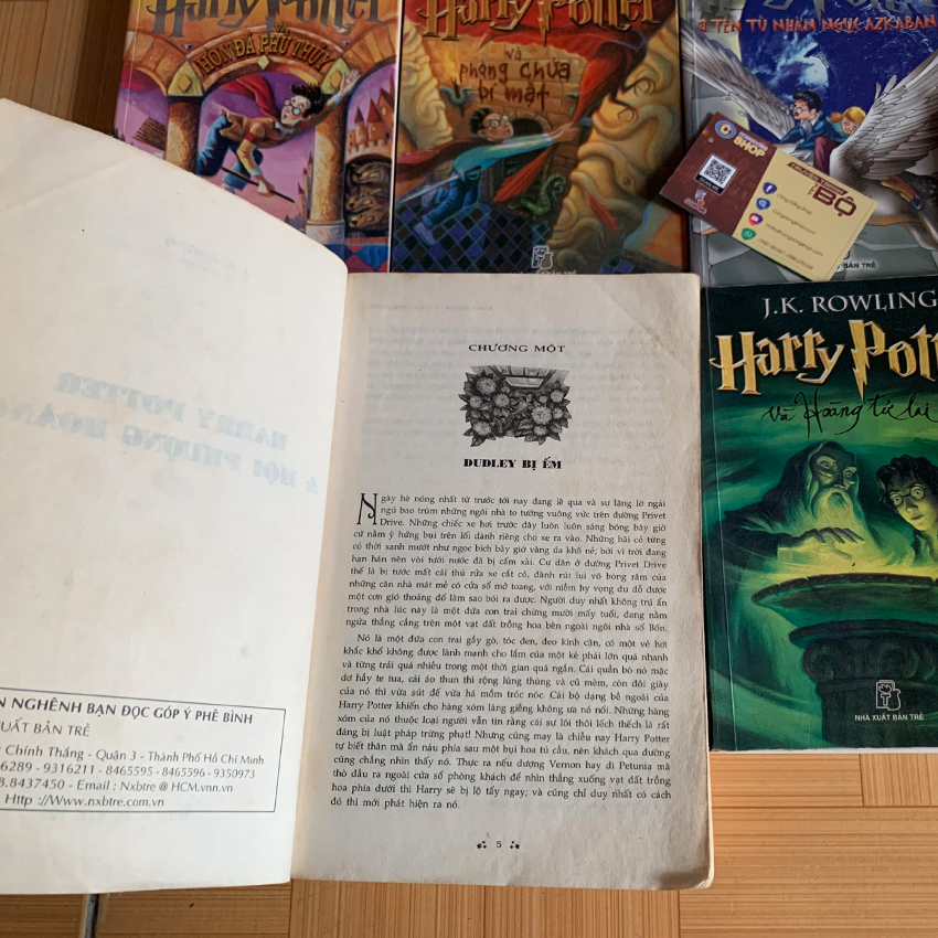 Truyện chữ Harry Potter Trọn bộ 7 cuốn giá rẻ