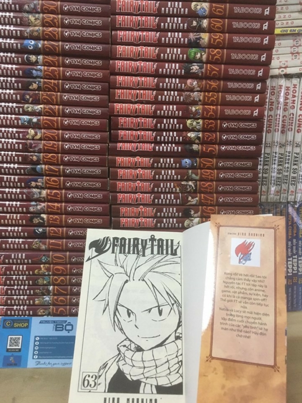 Truyện Fairy Tail full bộ giá rẻ