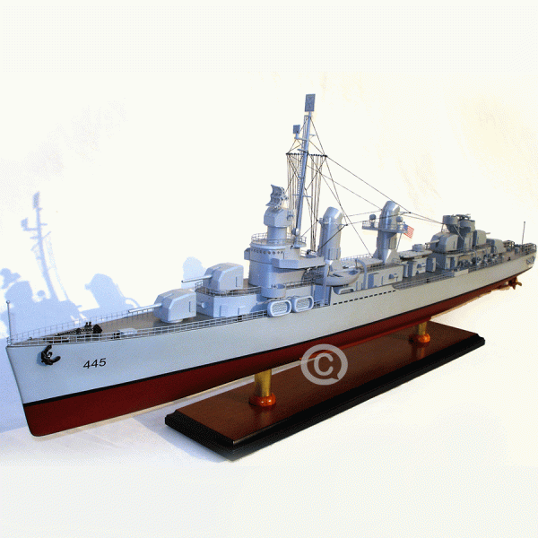 MÔ HÌNH THUYỀN CHIẾN USS Fletcher