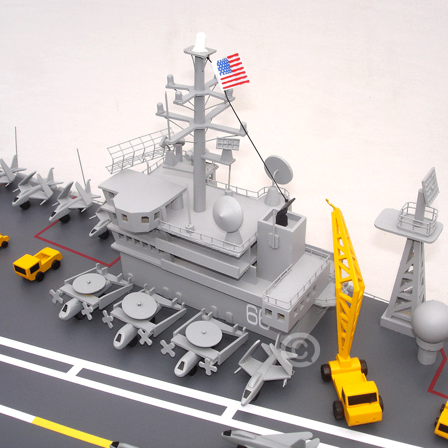 MÔ HÌNH THUYỀN CHIẾN USS AMERICA CV 66