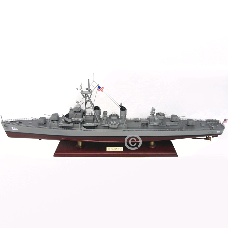 MÔ HÌNH THUYỀN CHIẾN USS_Trathen_DD530