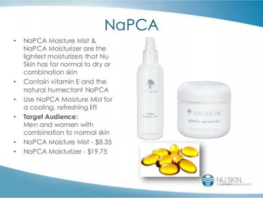 Xịt khoáng dưỡng ẩm NaPCA Moisture Mist Nuskin