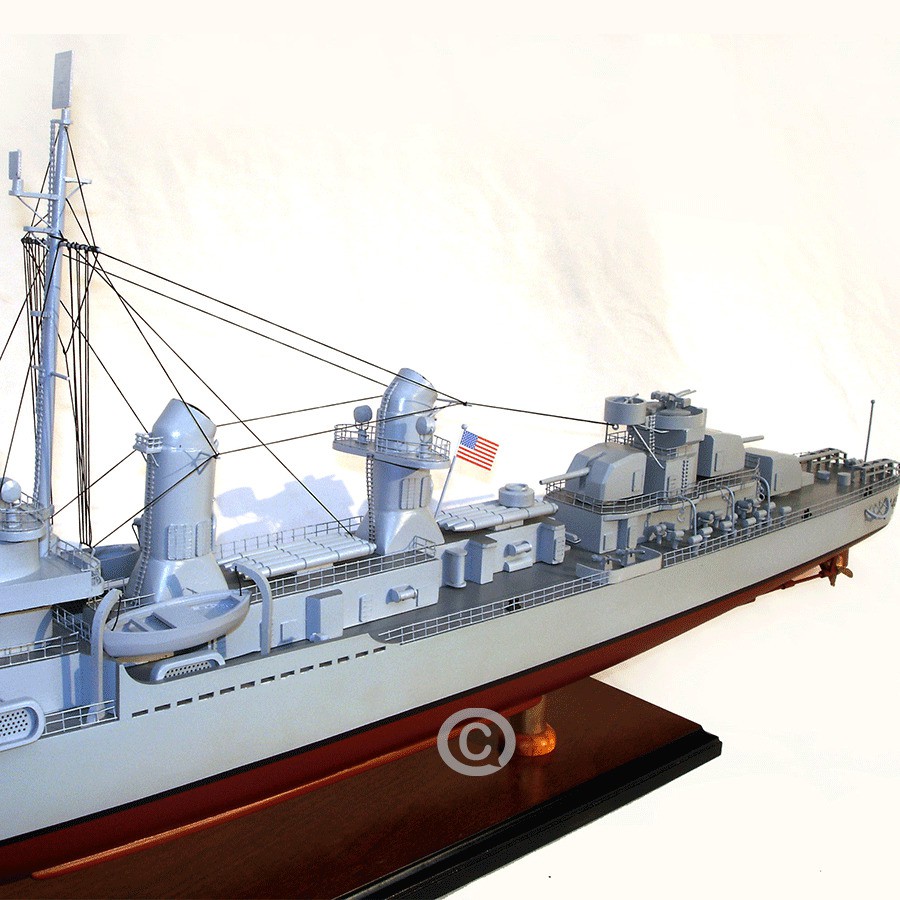 MÔ HÌNH THUYỀN CHIẾN USS Fletcher 3