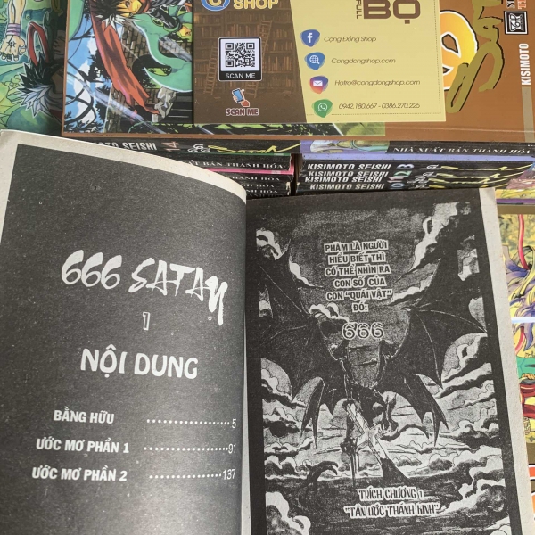 Mua Truyện 666 Satan Full Bộ Giá Rẻ