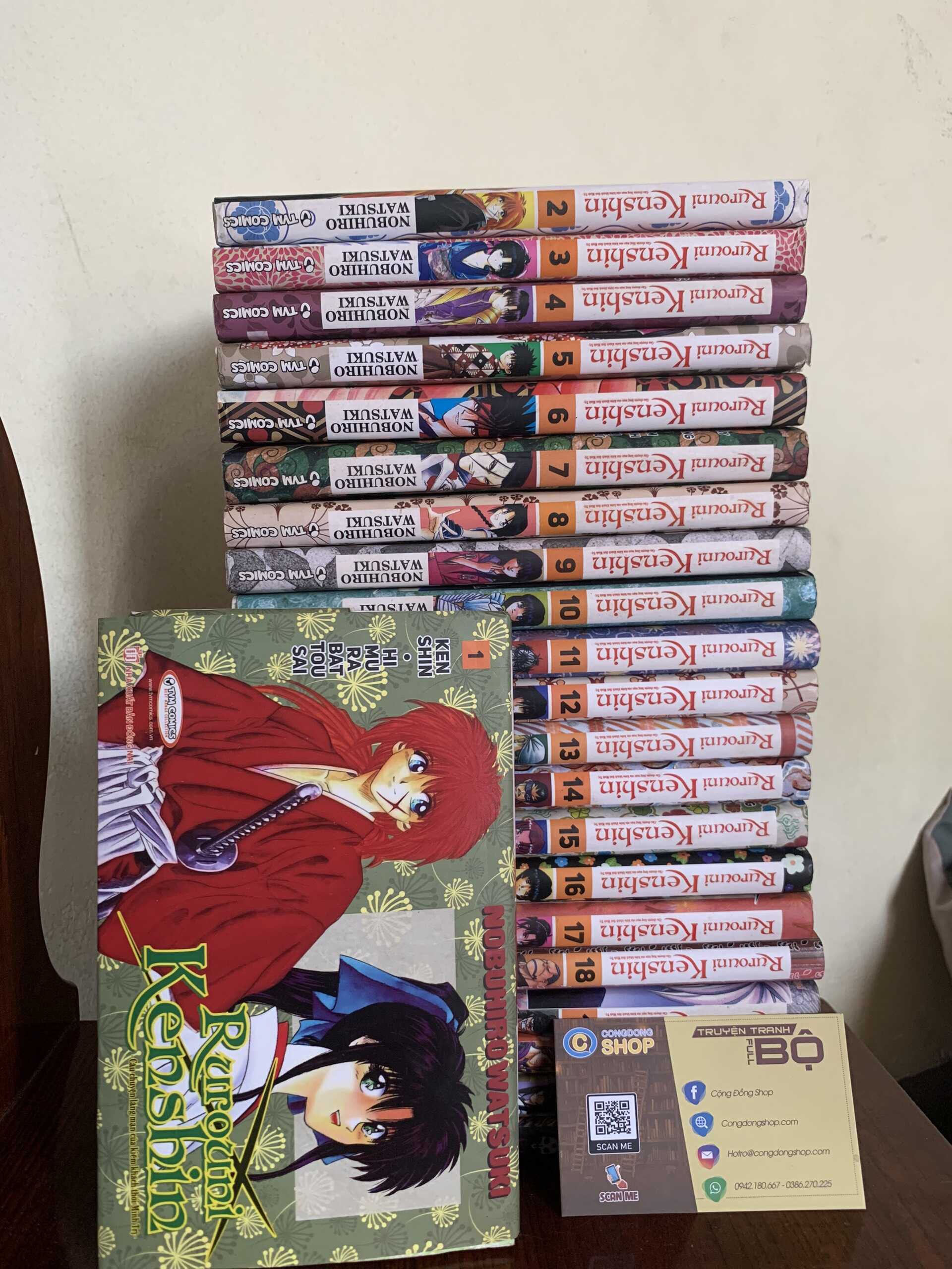 Truyện Lãng Khách Kenshin 22 Tập giá rẻ