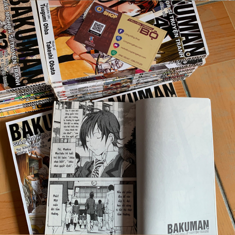 Mua Truyện Bakuman Giấc Mơ Họa Sĩ Full Bộ Giá Rẻ