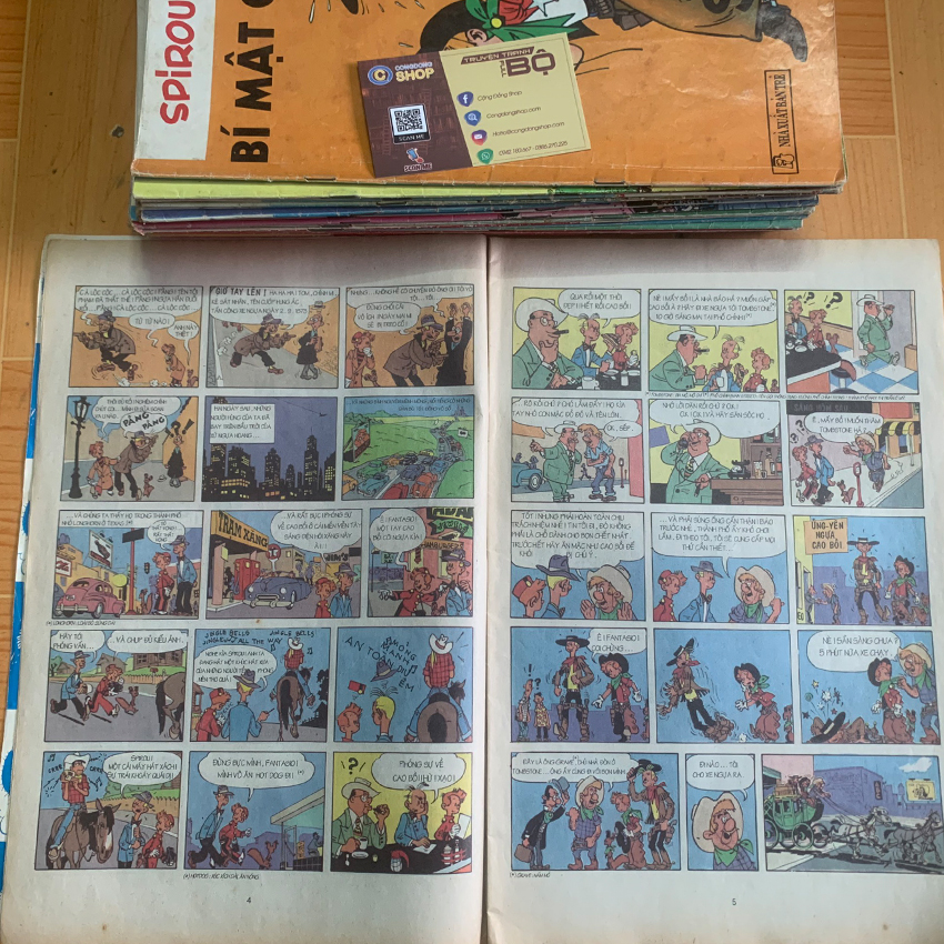 Truyện Spirou và Fantasio Full bộ 25 tập giá rẻ