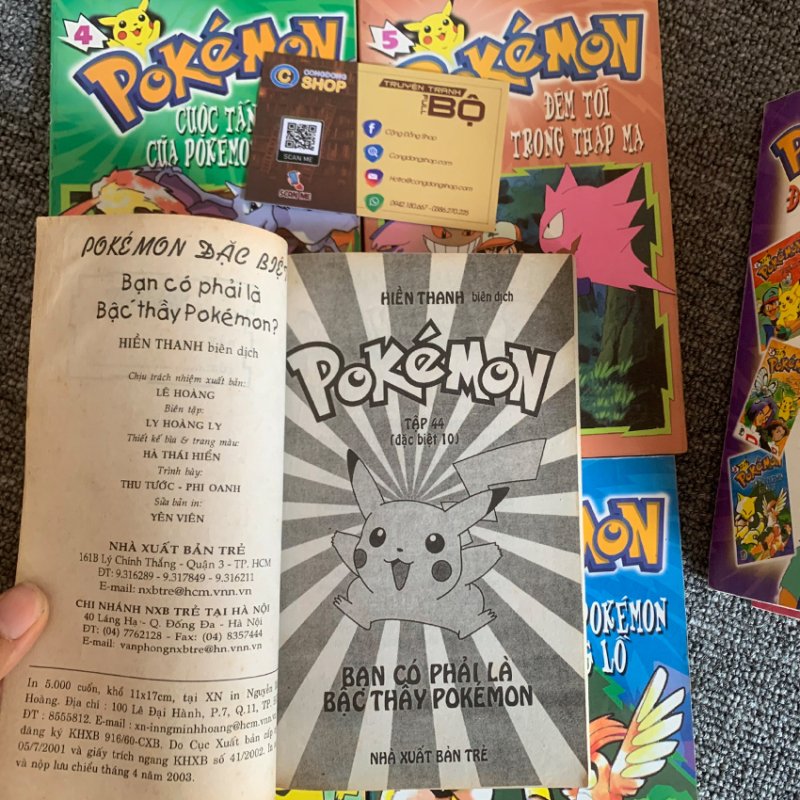 Truyện chữ Pokemon đặc biệt 44 tập giá rẻ