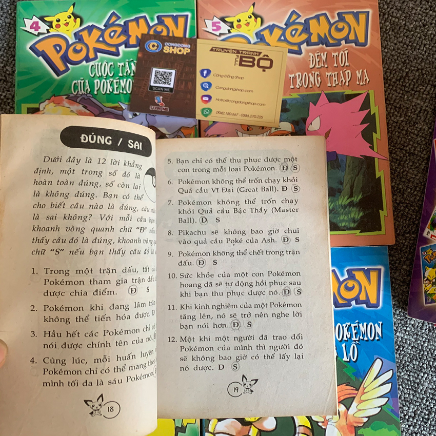 Truyện chữ Pokemon đặc biệt 44 tập giá rẻ