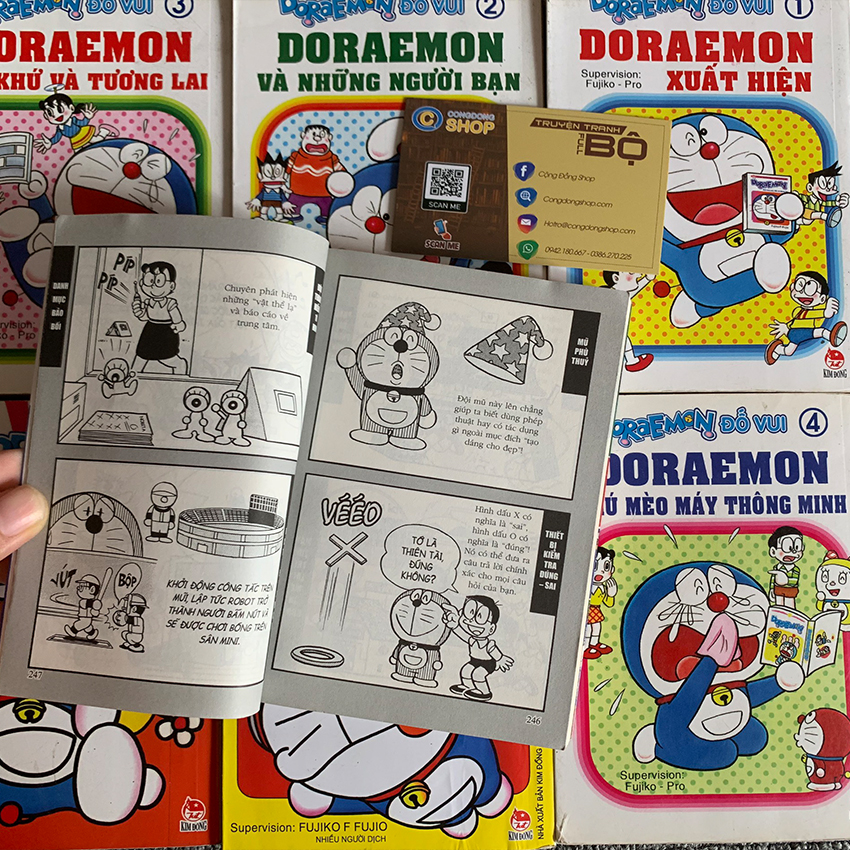 Truyện Doraemon Đố Vui trọn bộ 7 tập giá rẻ