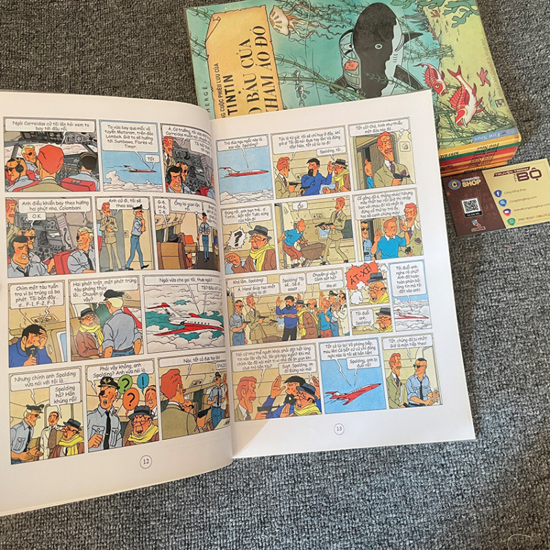 Truyện Những Cuộc Phiêu Lưu Của Tintin Tái Bản