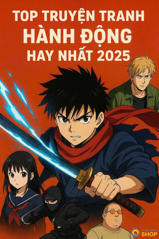 Top truyện tranh hành động hay nhất 2025